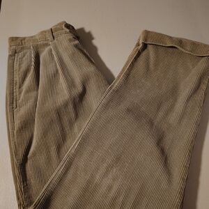 Men's Classic Tan Corduroy Trousers